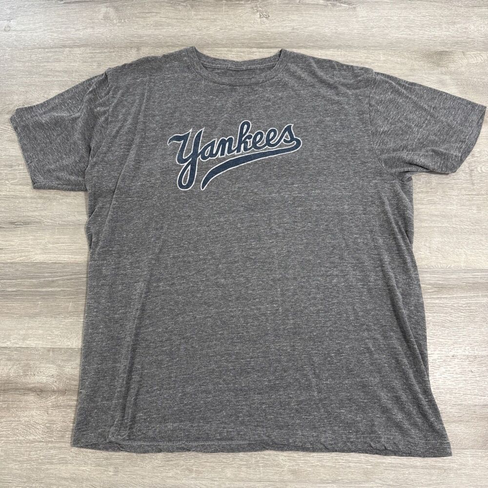 New York Yankees Shirt Wright & Ditson Men’s Gray 2XL MLB Baseball Tee